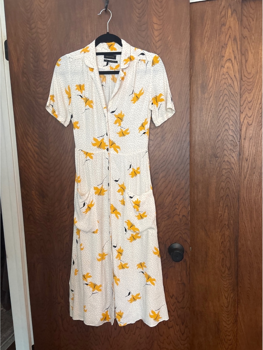 Urban Outfitters Floral Button-Front Midi Dress XS [COPY] [COPY]